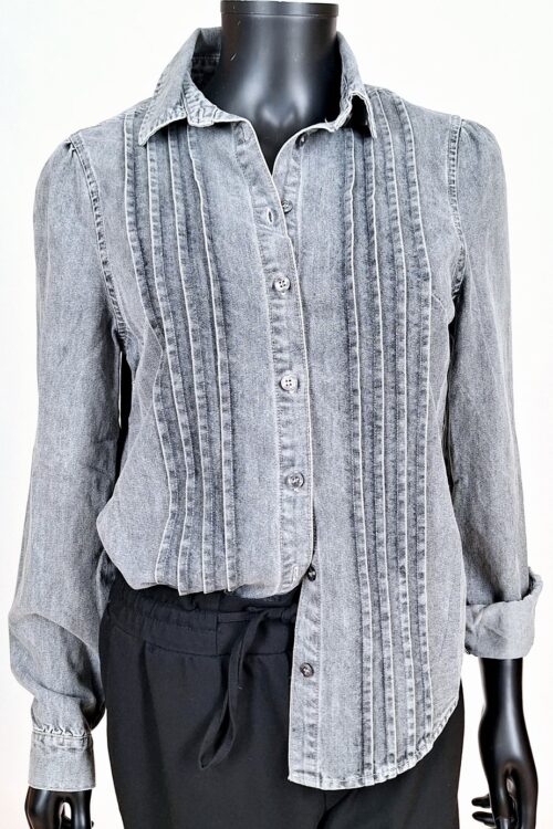 Spijkerblouse Grijs