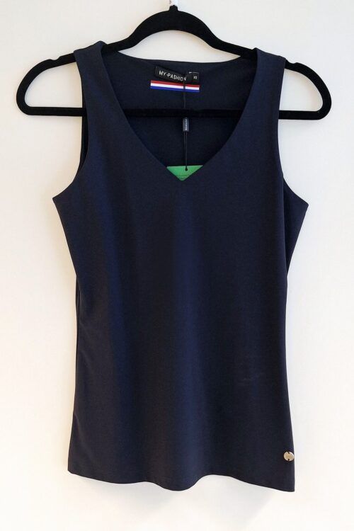 Top/Hemd donker blauw - maat XS