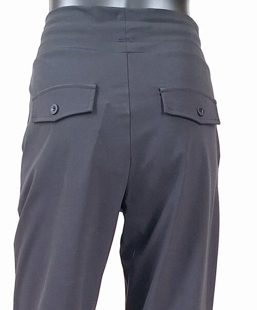 Broek met brede tailleband