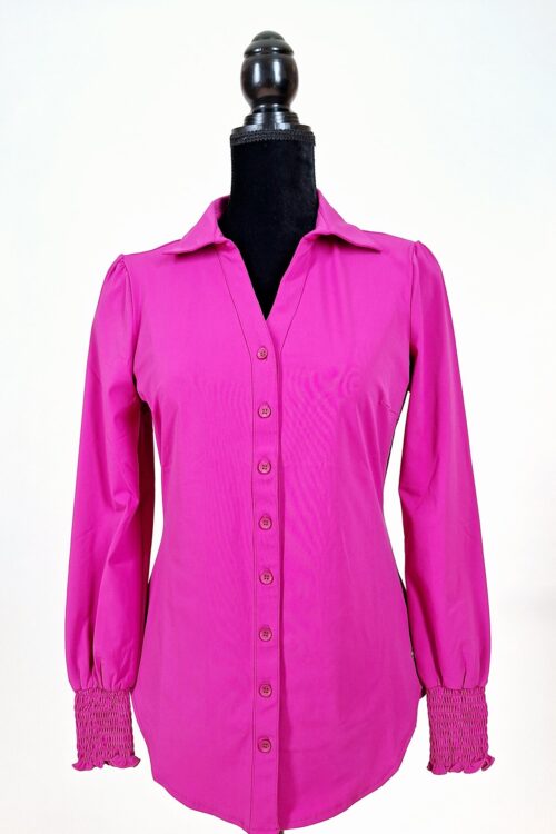 Blouse met speels detail mouw