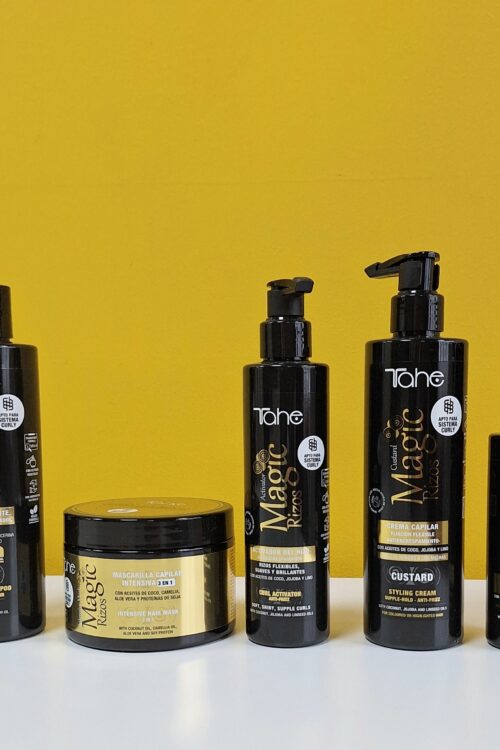 Tahe Curly girl basis voordeelpakket - 5 producten voor gezonde en glanzende krullen - vocht en proteïne balans