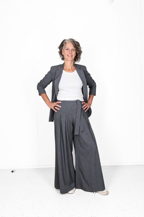 Pantalon wijdvallend